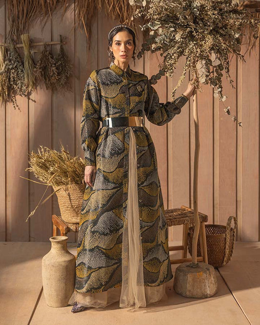 Heaven Lights - Mazna Dress - Women's Jacquard Dress