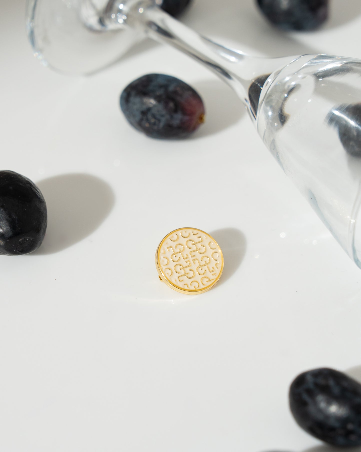 Mini Monogram Brooch