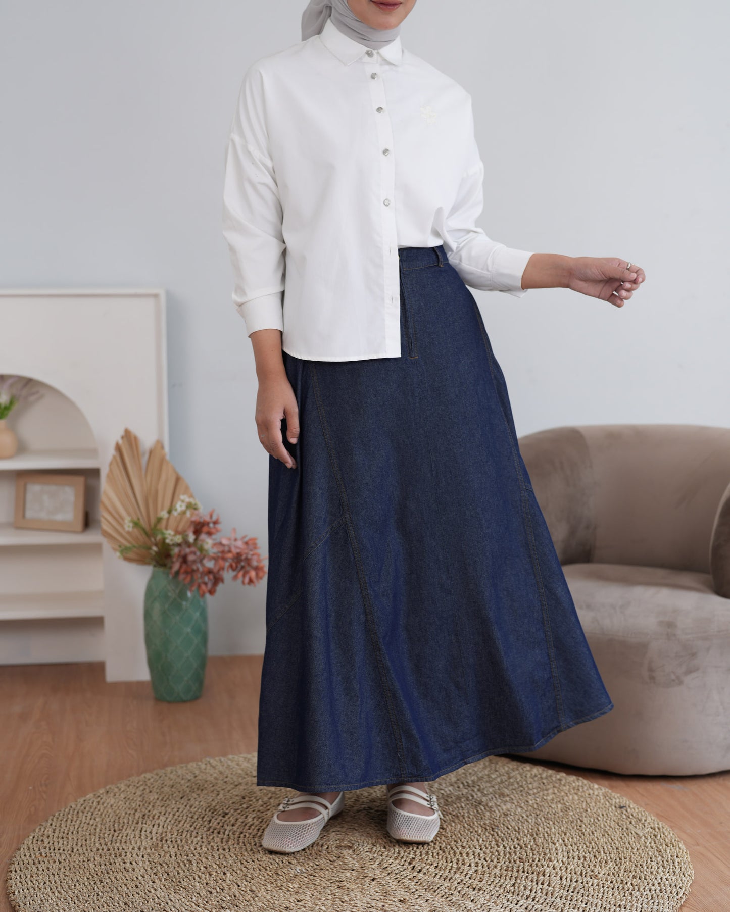 Emma Denim Skirt