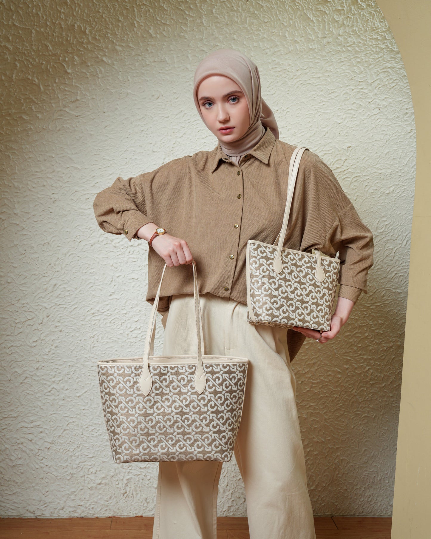 Autonoma Jacquard Tote Bag Midi