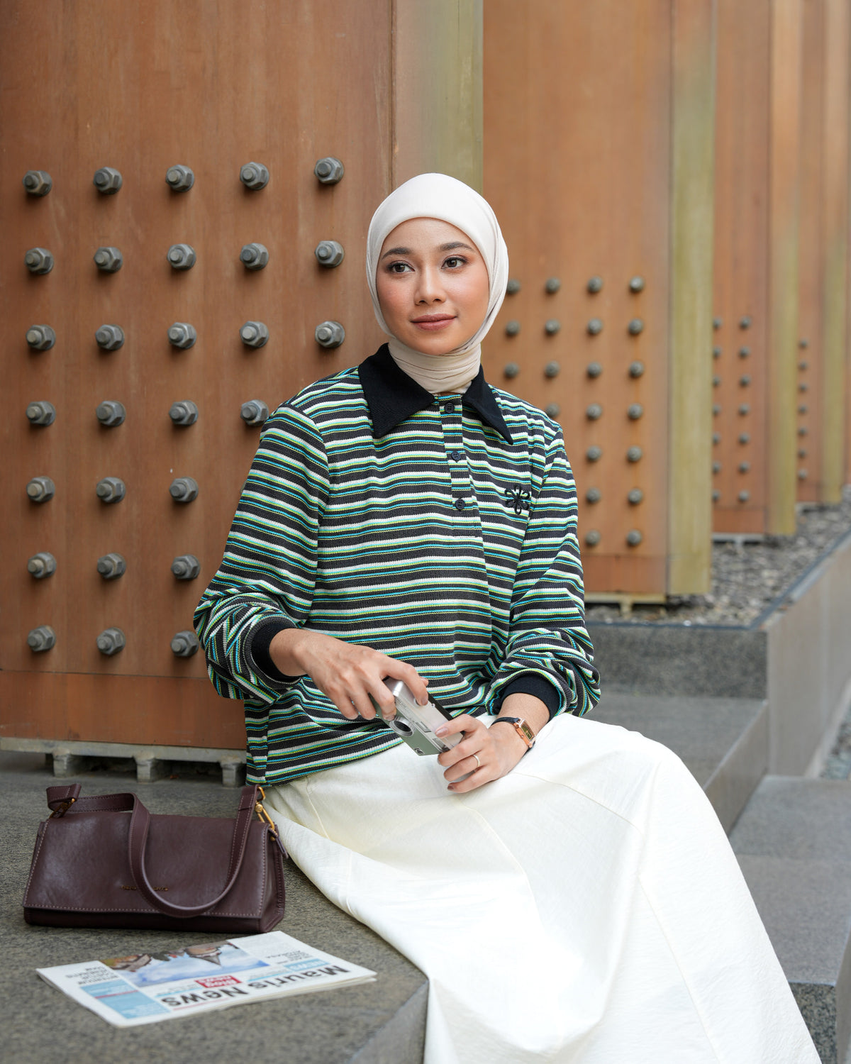 Camellia Polo Sweatshirt