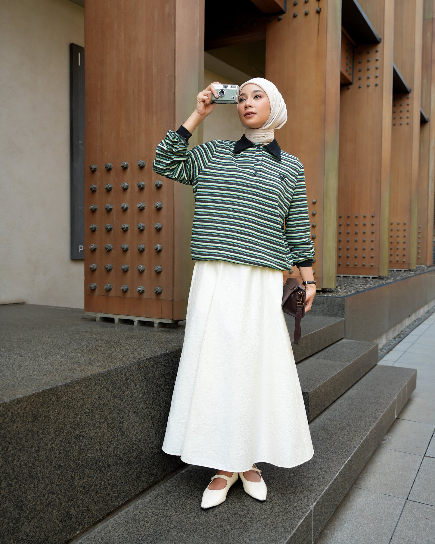 Camellia Polo Sweatshirt