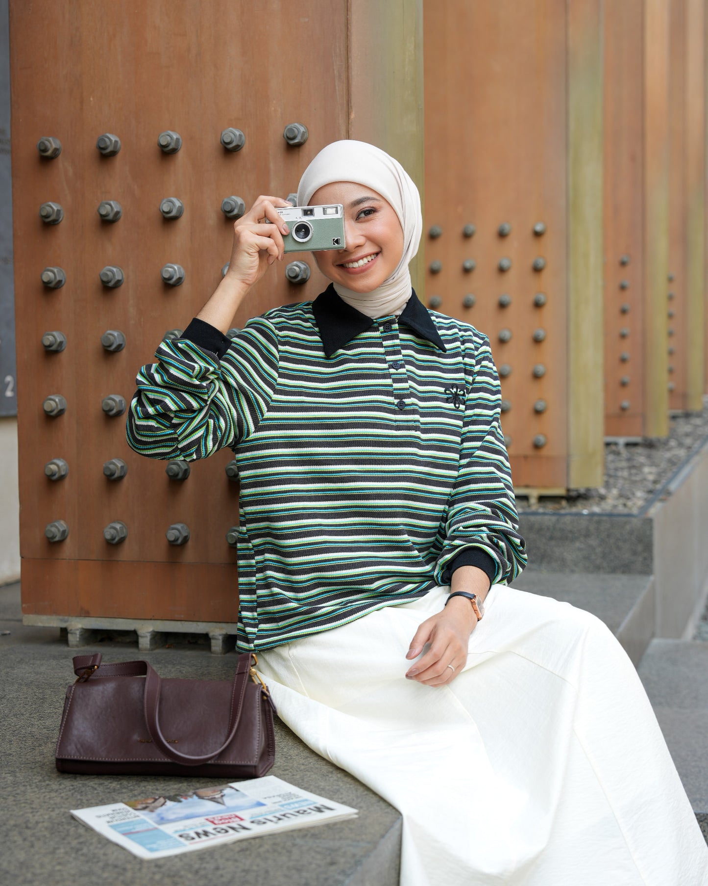 Camellia Polo Sweatshirt