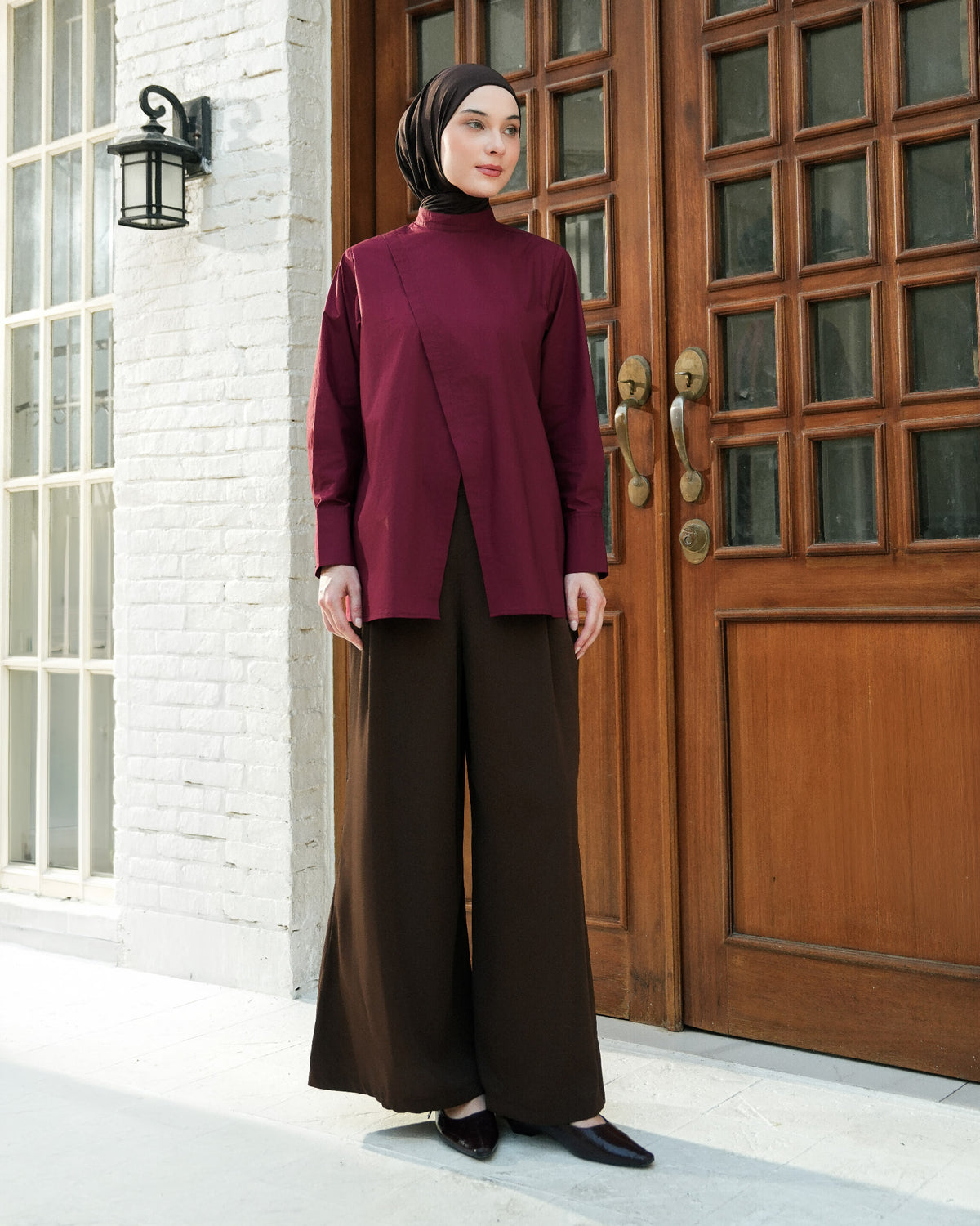 Elyra Overlap Shirt