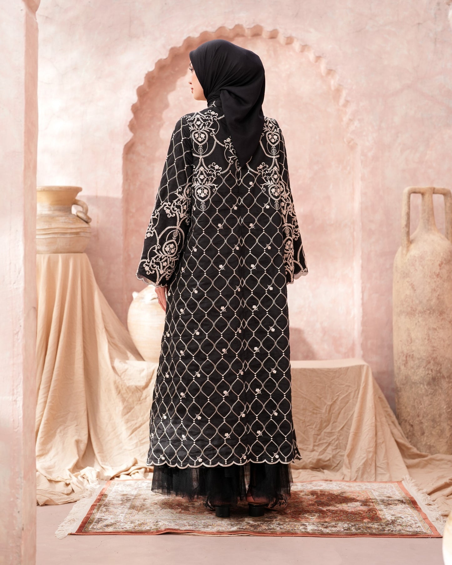 Azalea Midi Embroidery Dress