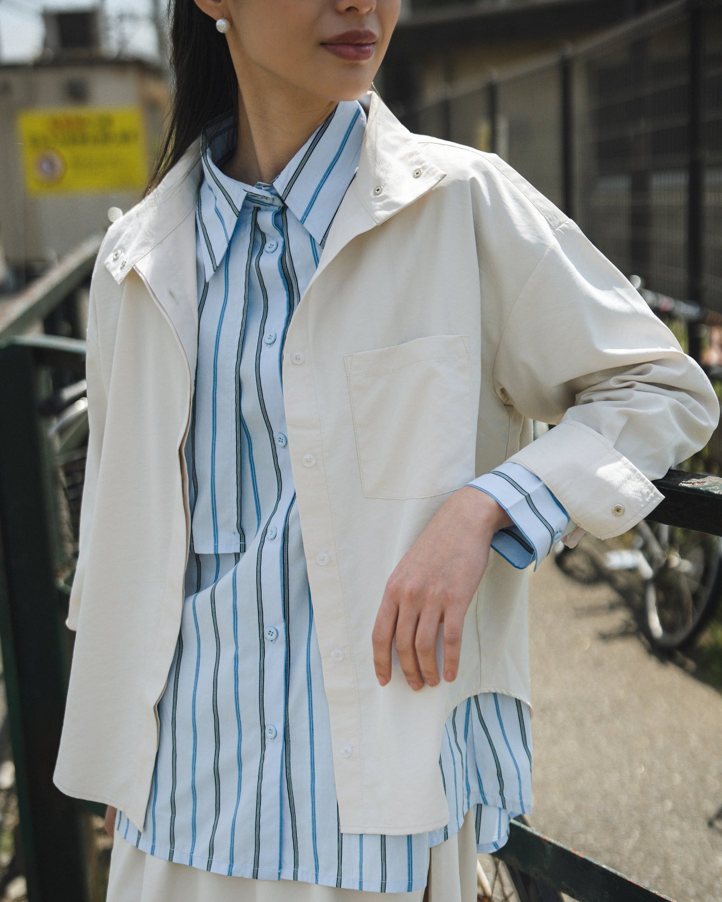 Esme High Neck Shirt