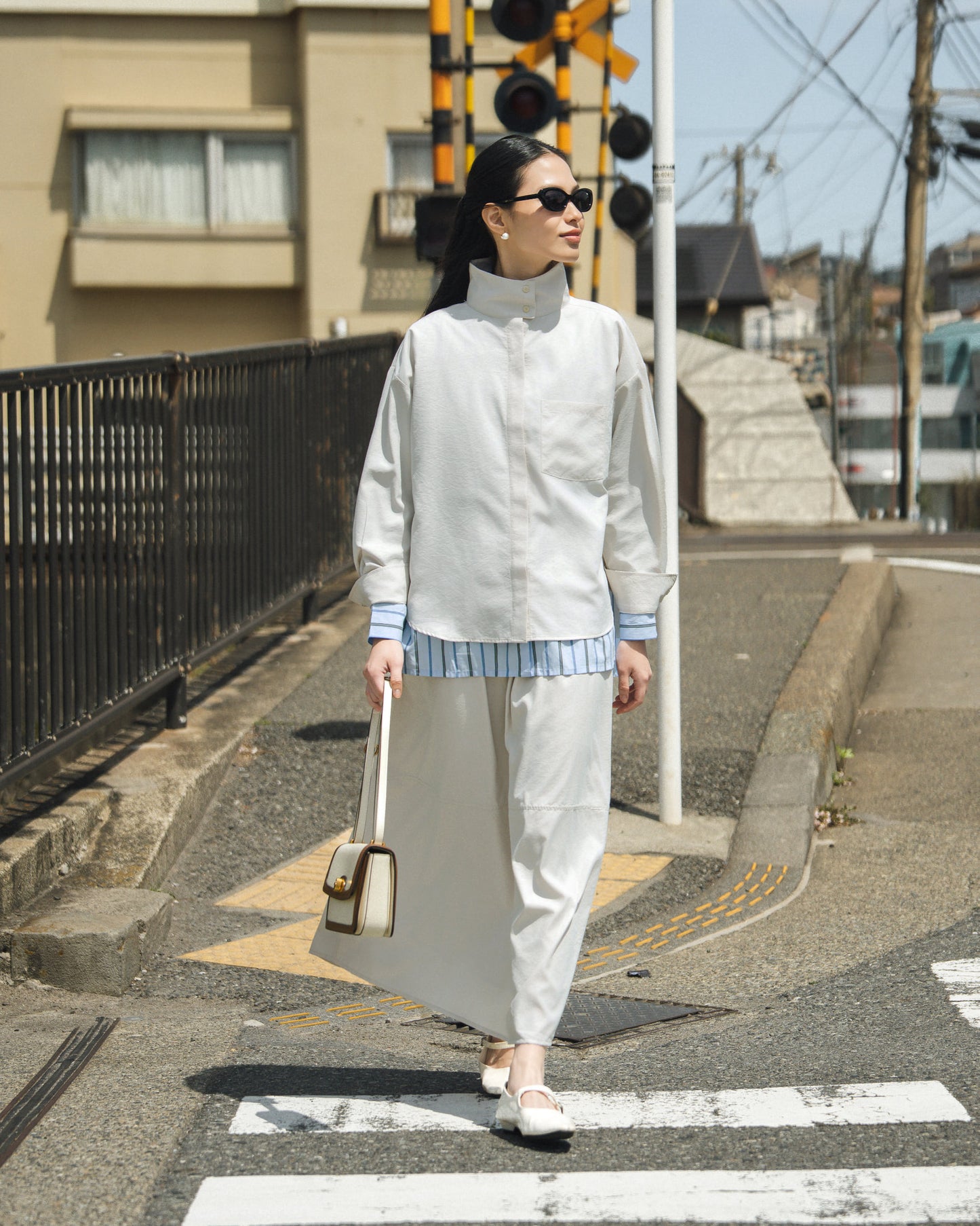 Esme High Neck Shirt
