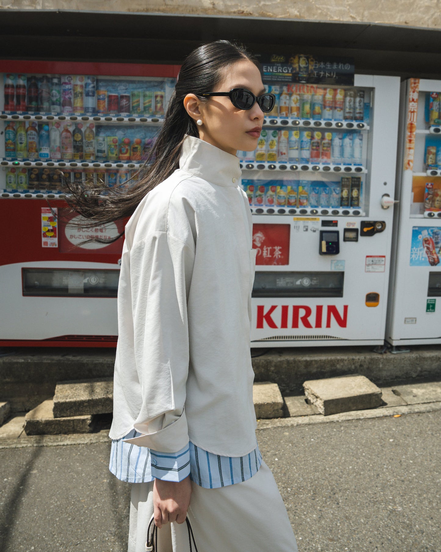 Esme High Neck Shirt
