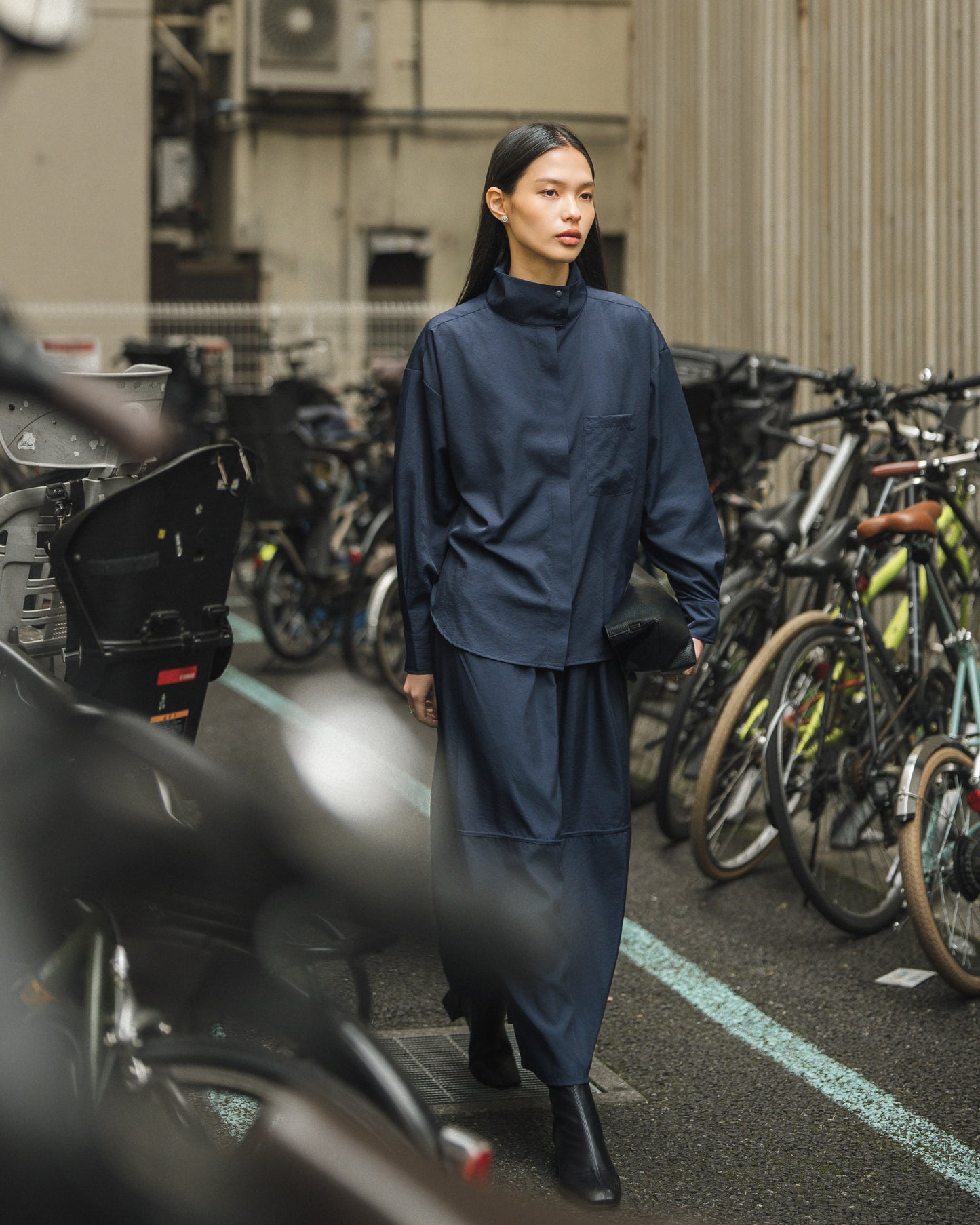 Esme High Neck Shirt