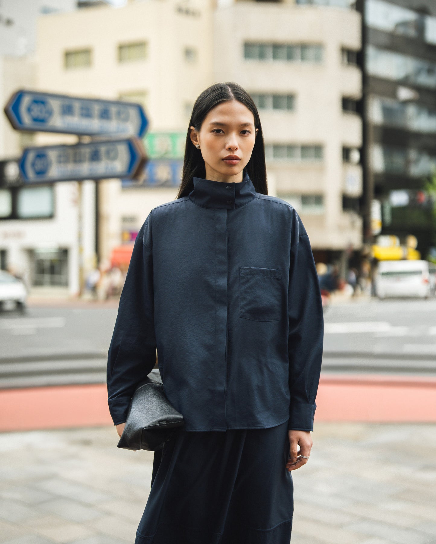 Esme High Neck Shirt