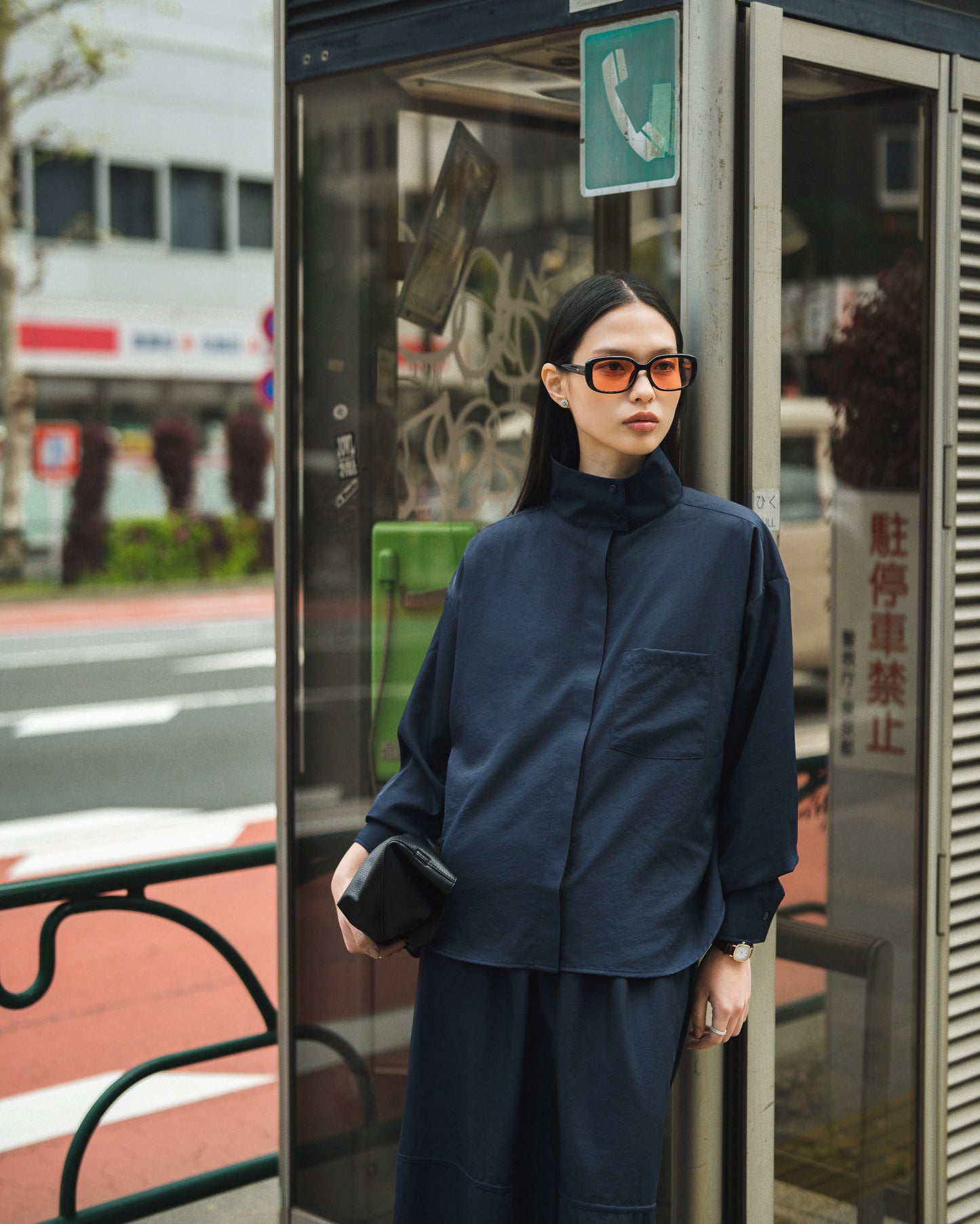 Esme High Neck Shirt