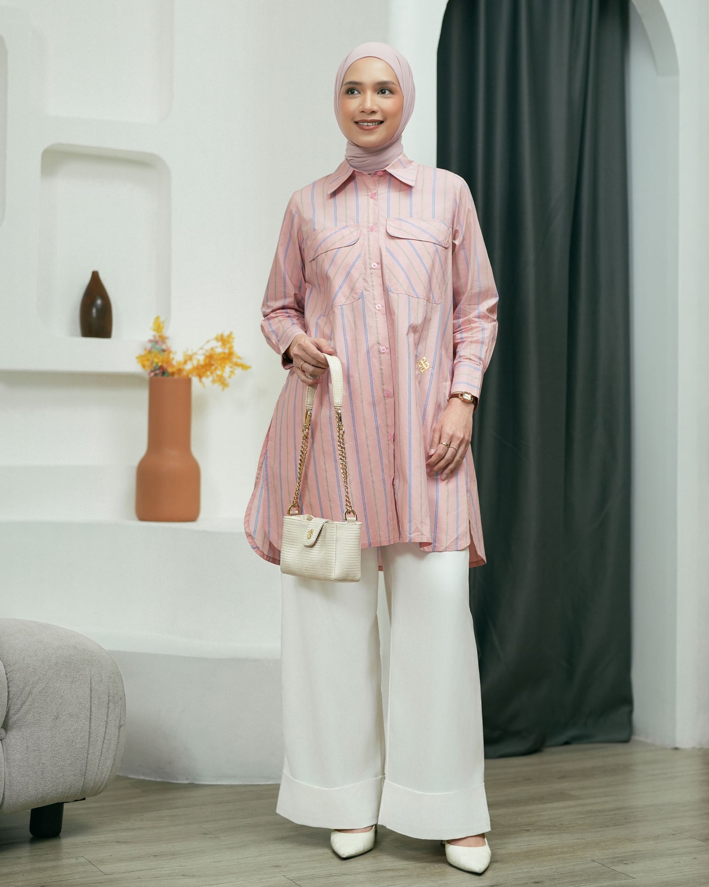 Esme Long Stripe Shirt