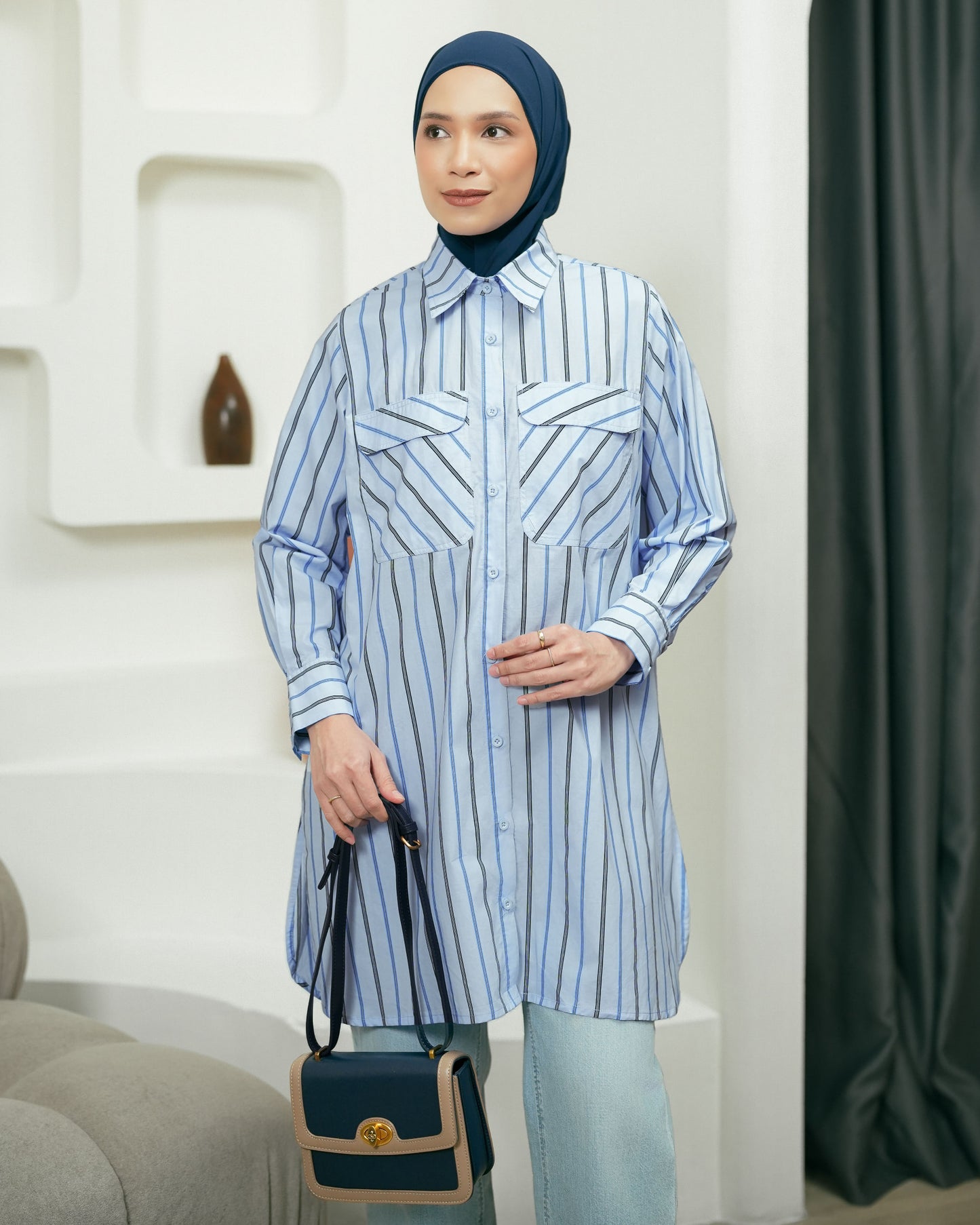 Esme Long Stripe Shirt
