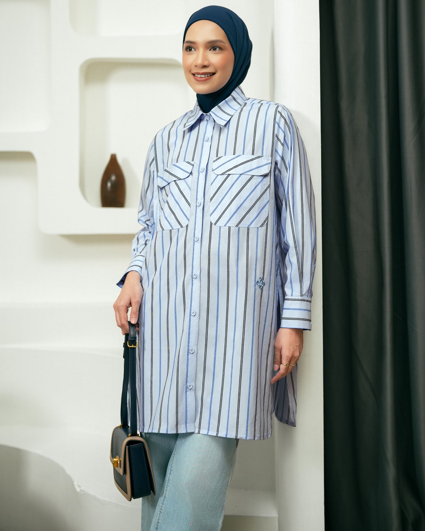 Esme Long Stripe Shirt