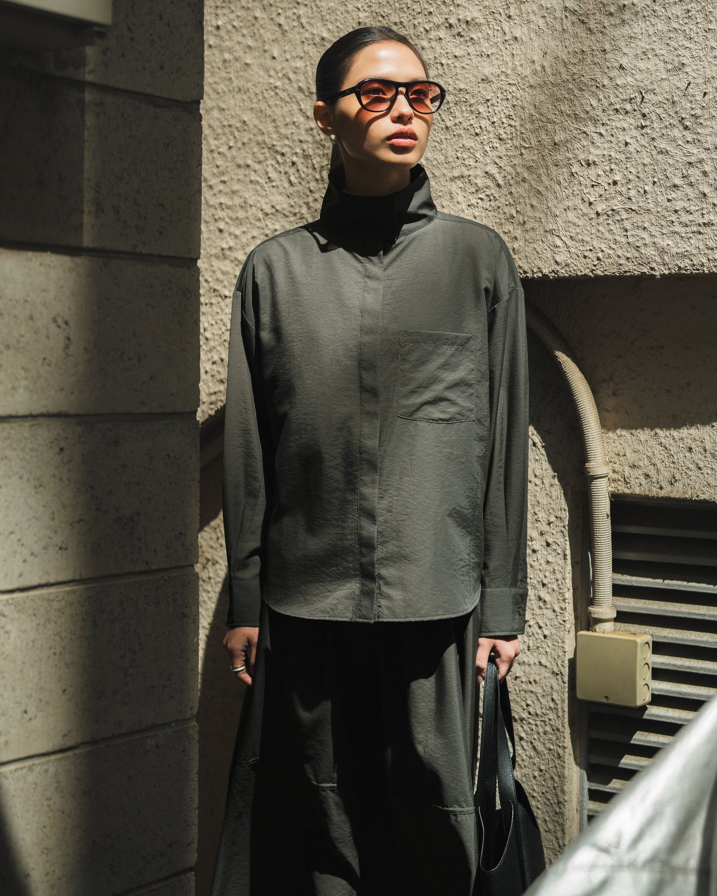 Esme High Neck Shirt