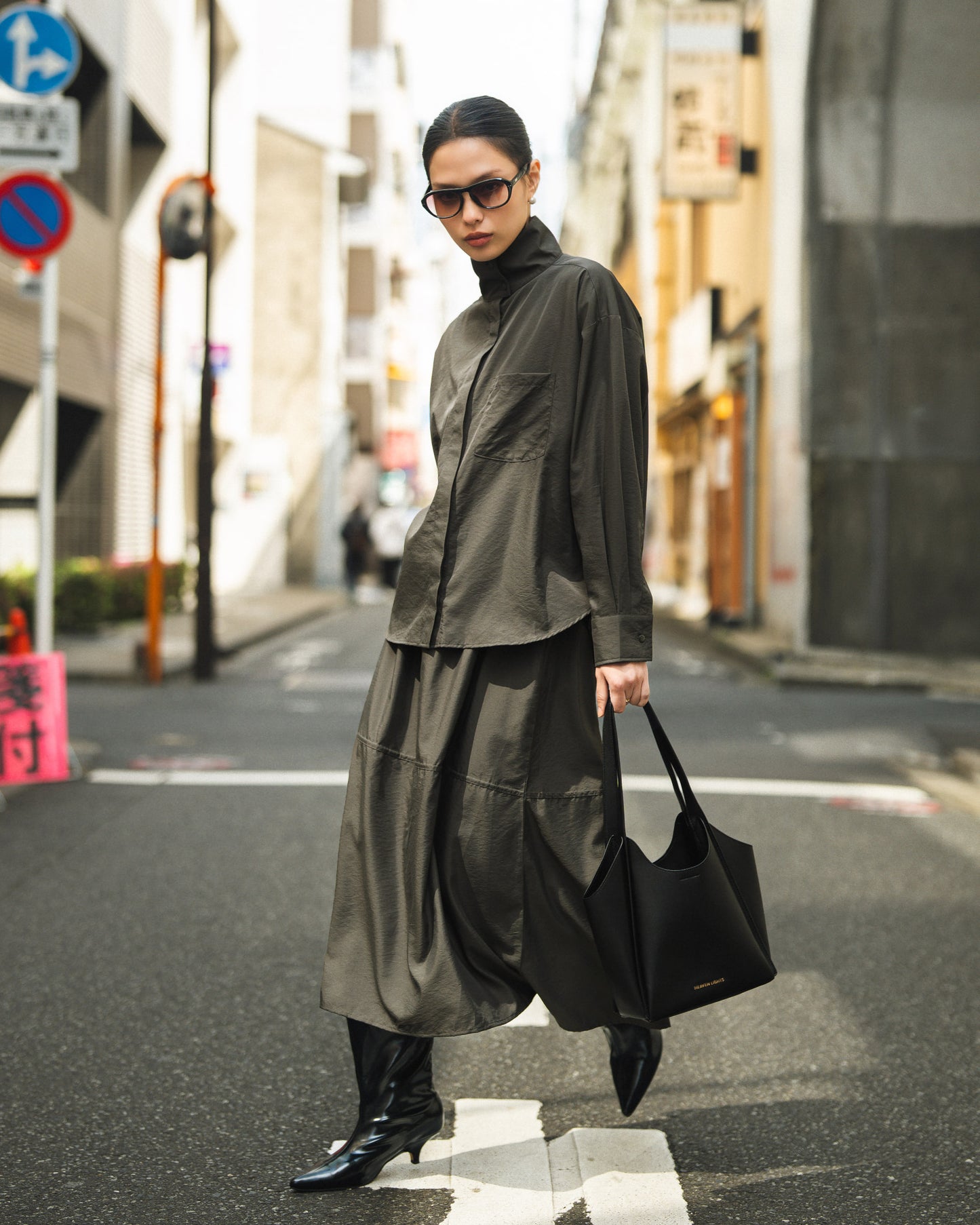 Esme High Neck Shirt