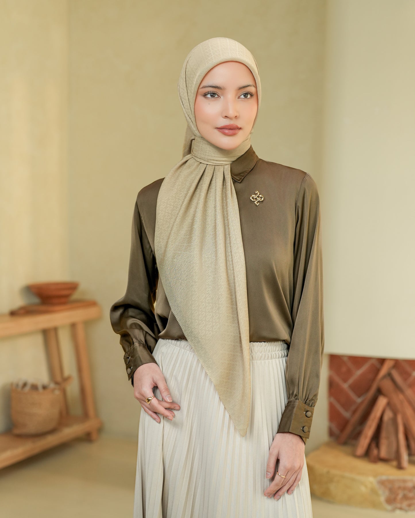 Faiba Emboss Scarf