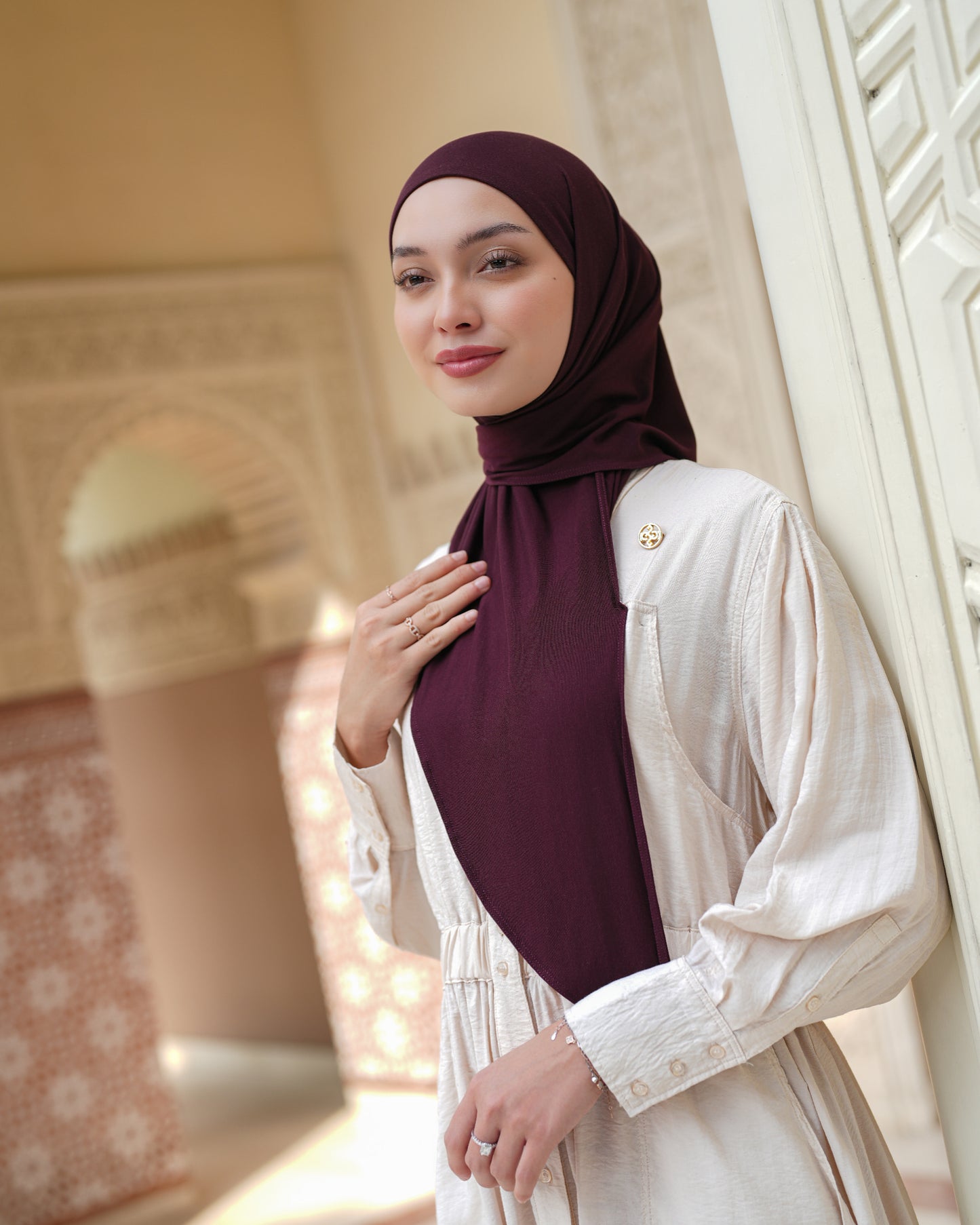 Hana Tencel Pashmina Instan