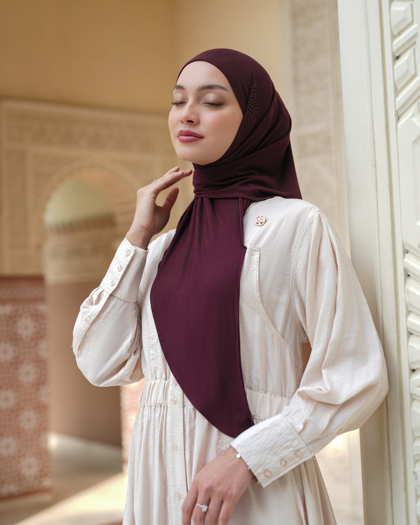 Hana Tencel Pashmina Instan