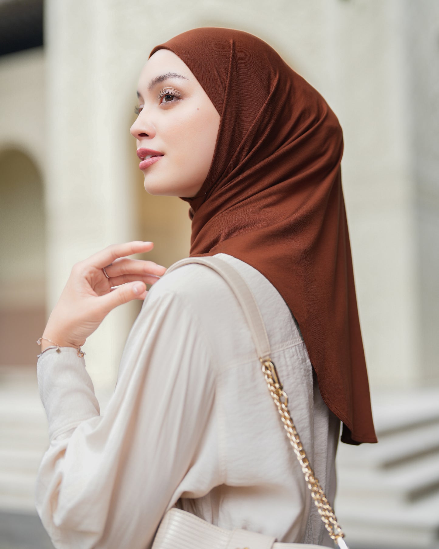 Hana Tencel Pashmina Instan