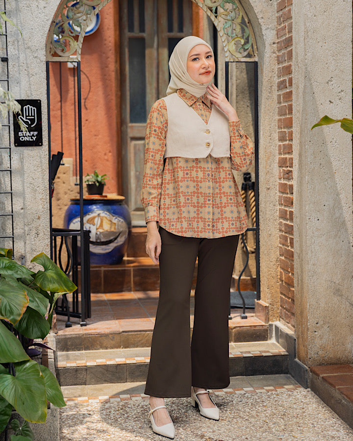 Heaven Lights - Lora Flare Pants - Muslim Women's Cutbray Long Pants