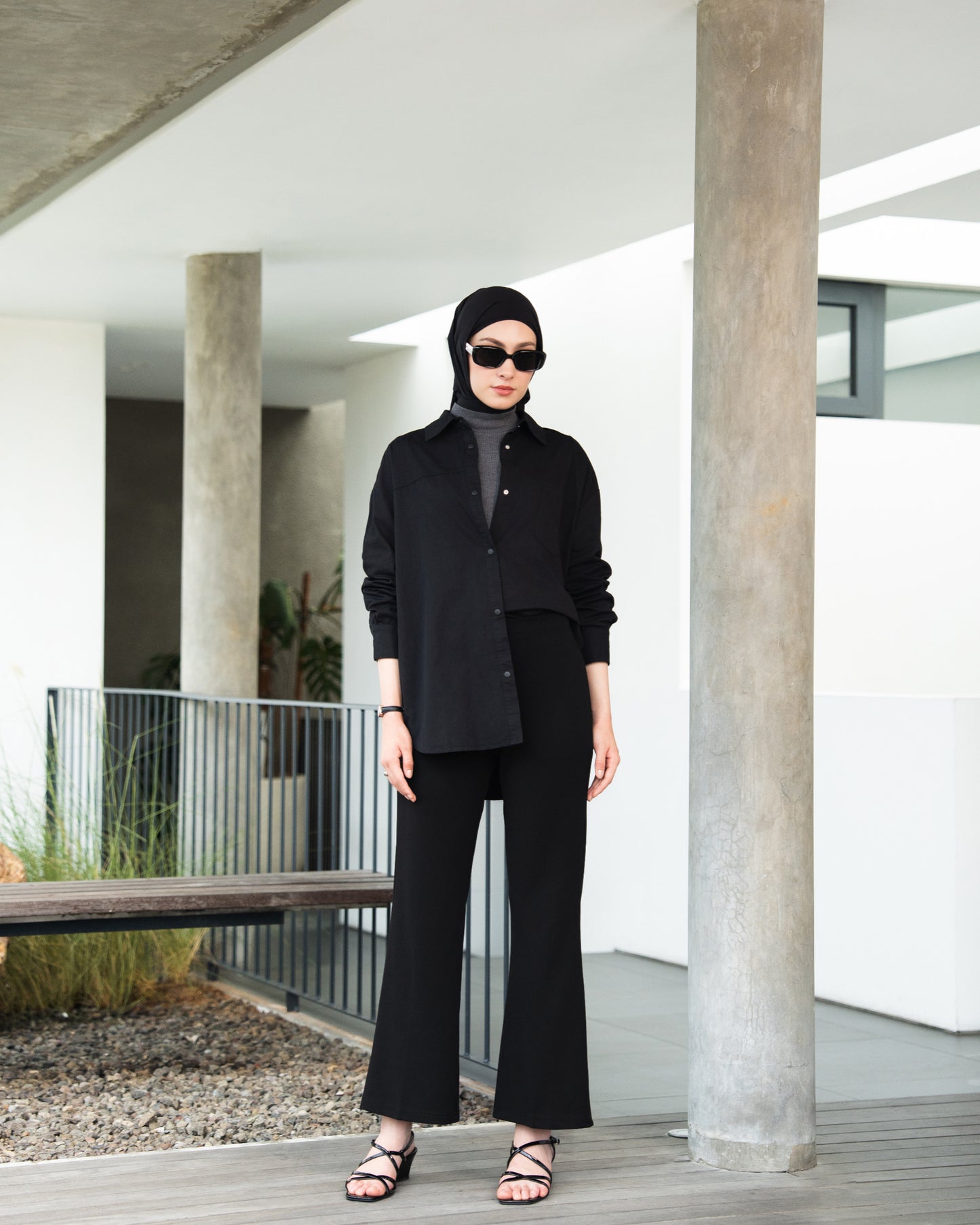 Heaven Lights - Lora Flare Pants - Muslim Women's Cutbray Long Pants