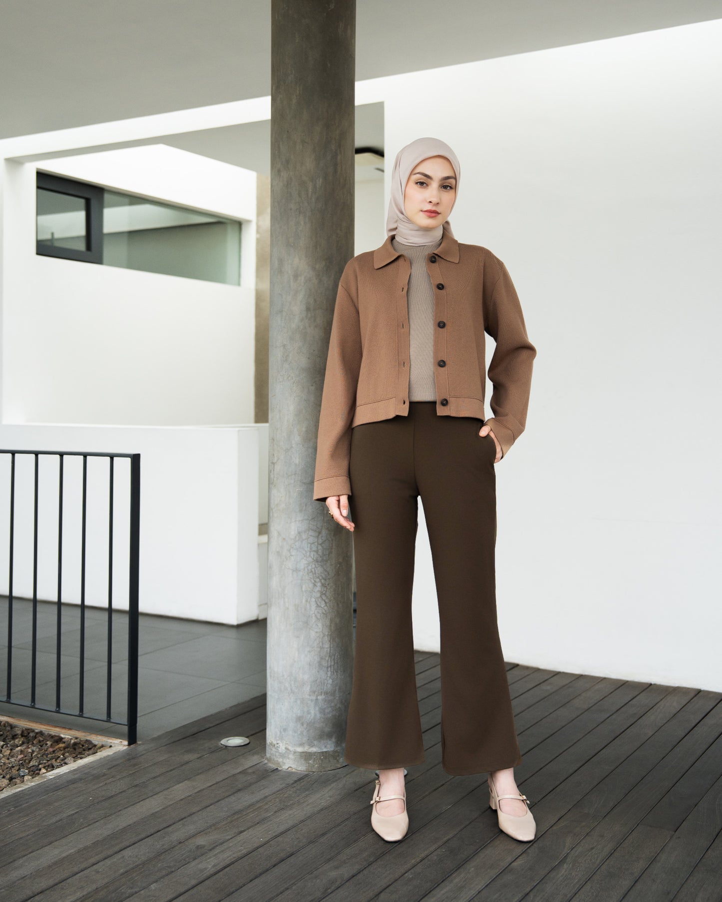 Heaven Lights - Lora Flare Pants - Muslim Women's Cutbray Long Pants