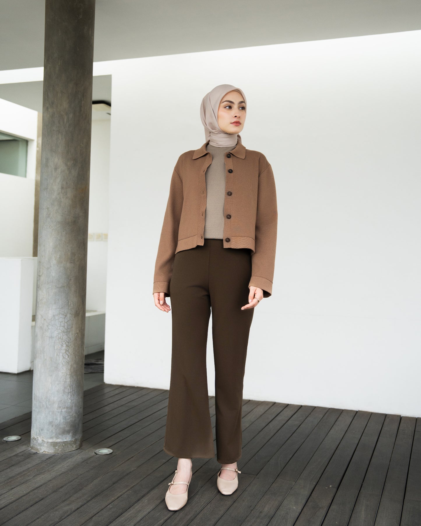 Heaven Lights - Lora Flare Pants - Muslim Women's Cutbray Long Pants