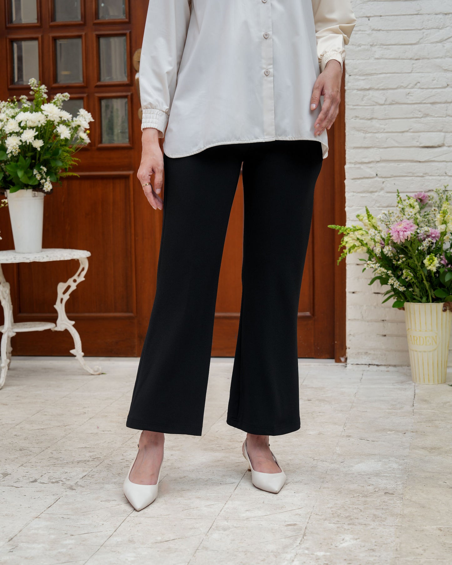 Heaven Lights - Lora Flare Pants - Muslim Women's Cutbray Long Pants