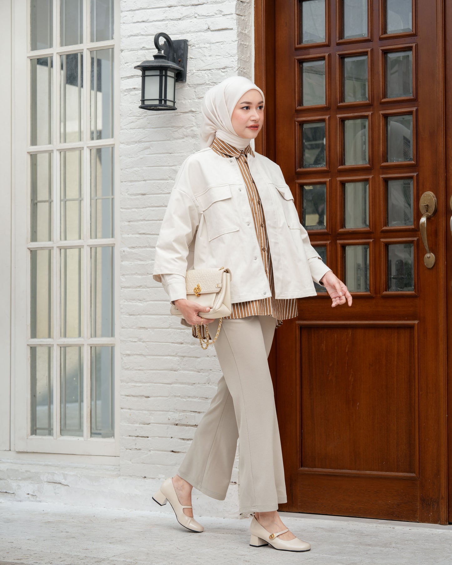 Heaven Lights - Lora Flare Pants - Muslim Women's Cutbray Long Pants