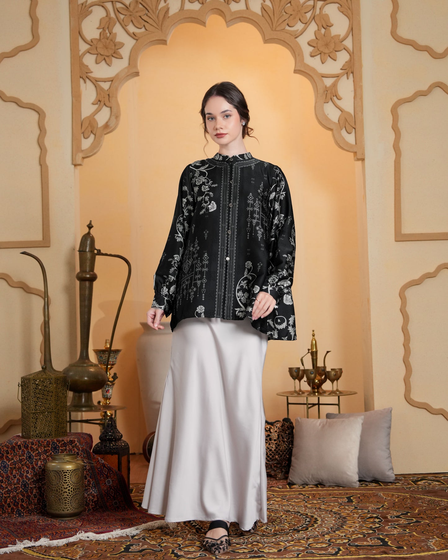 Azalea Noir Blouse