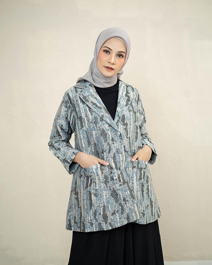 Heaven Lights - Shazia Blazer - Women's Jaquard Blazer
