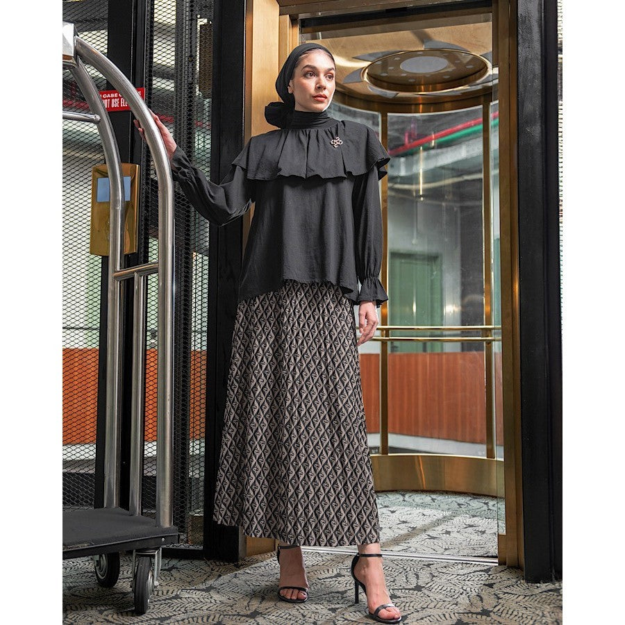 Monogram Pleats Skirt