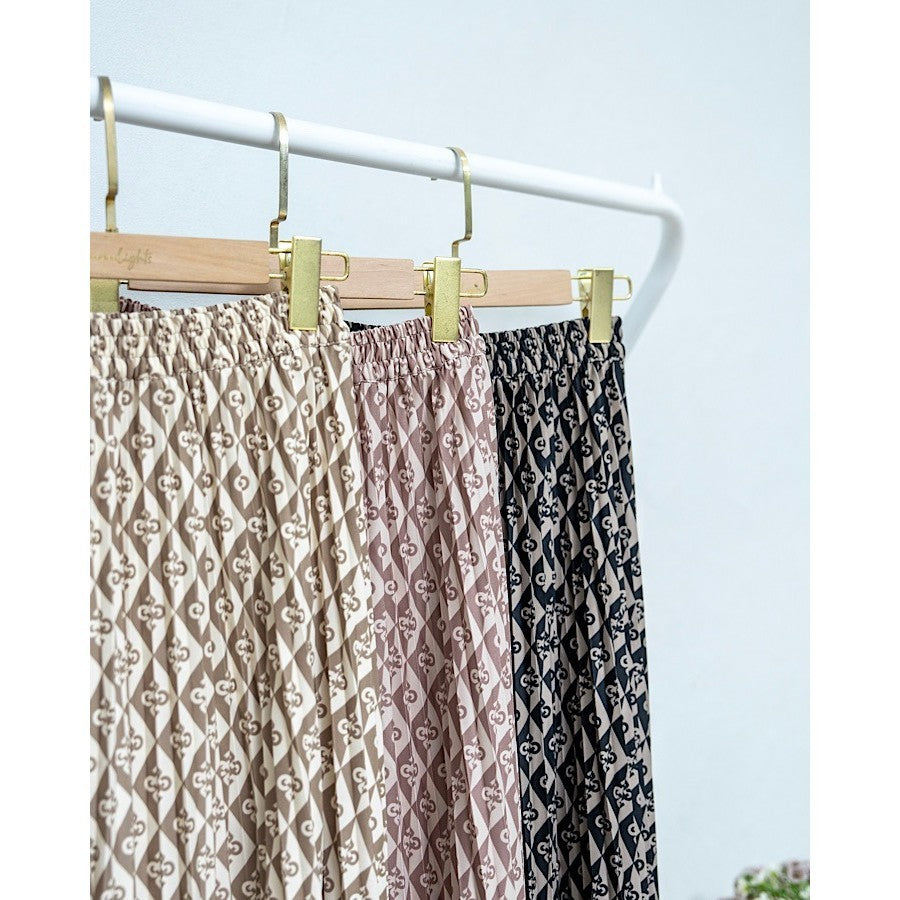 Monogram Pleats Skirt