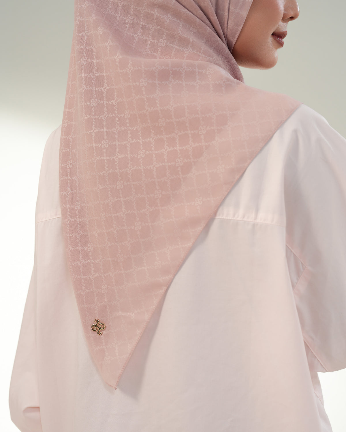 Voal With Embossed