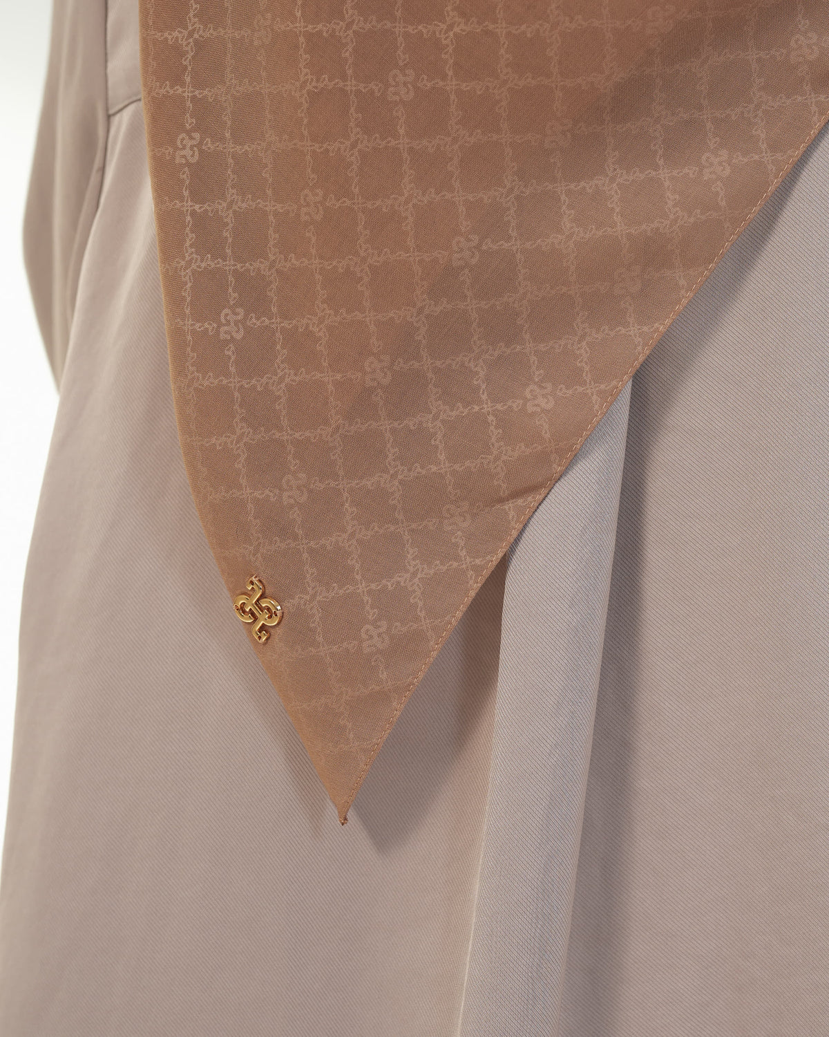 Voal With Embossed