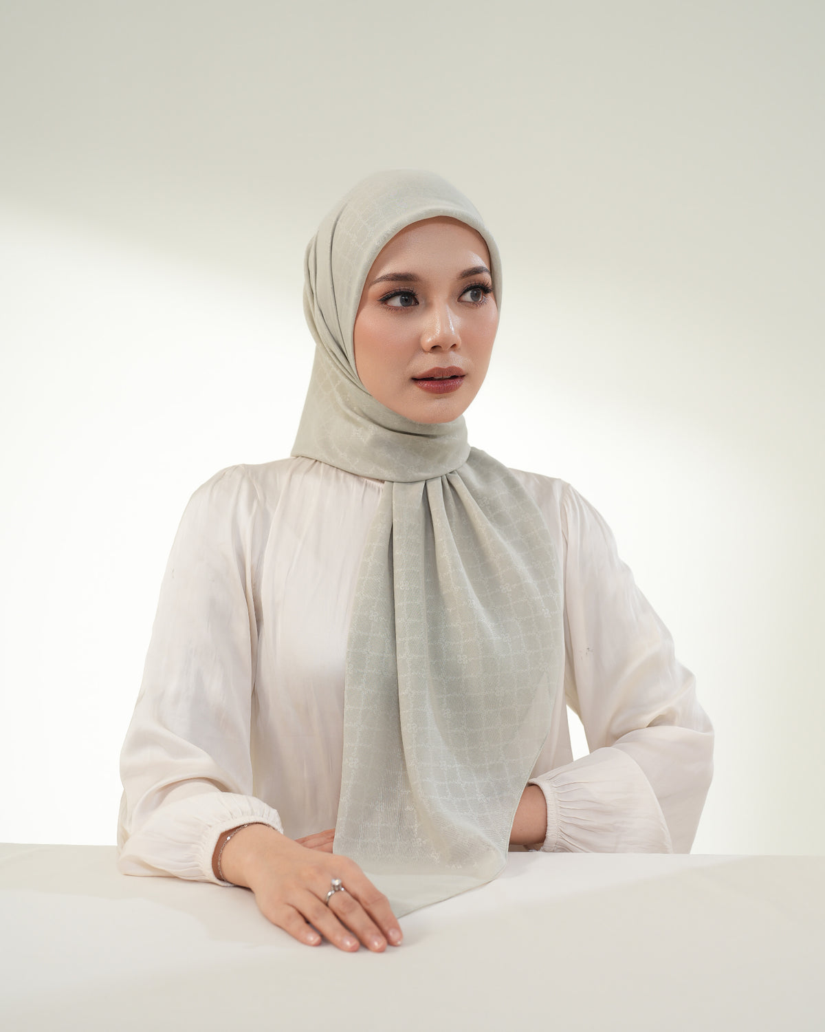 Voal With Embossed