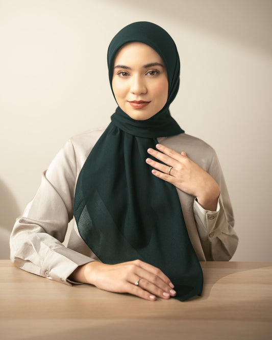 Heaven Lights - Voal Plain - Plain Square Voal Hijab